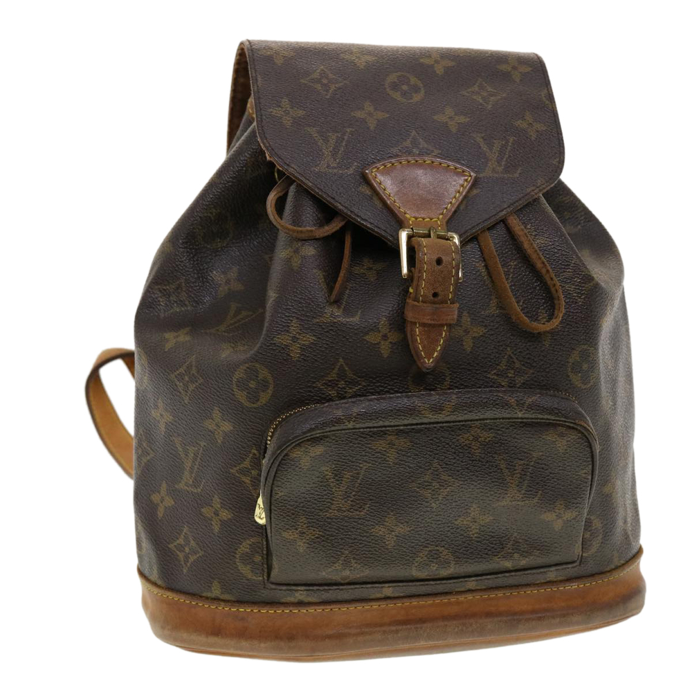 LOUIS VUITTON Monogram Montsouris MM Backpack M51136 LV Auth 40795